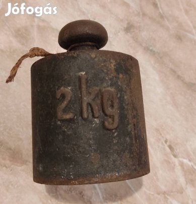 Régi 2kg-os súly