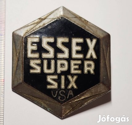 Régi 30-as évek, autó névtábla radiátor jelvény