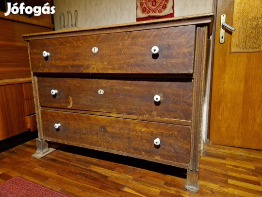 Régi 3 fiókos komód