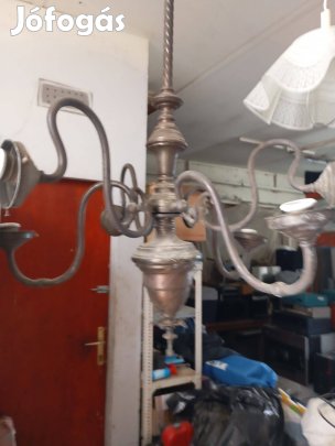 Régi 5 ágú réz csillár eladó