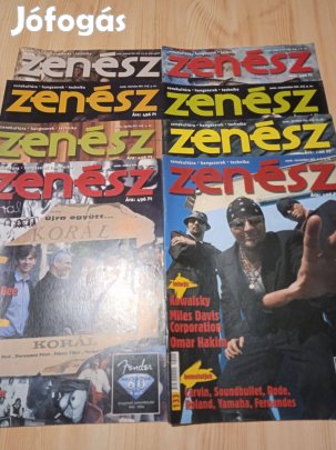 Régi 8 db Zenész Újság /egyben/ gyűjtőknek 2006-os