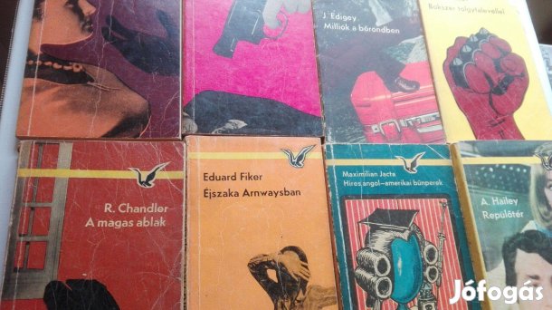Régi 8 db egyben Krimi könyvek