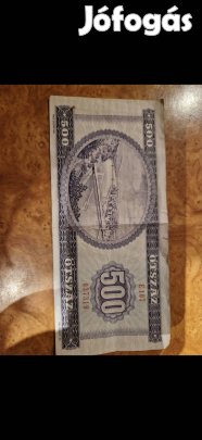 Régi Ady 500 Ft (1990) és Kossuth 100 Ft (1989) bankjegyek