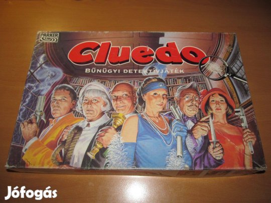 Régi Cluedo bűnügyi társasjáték: kiegészítő kupac (1996, Parker)