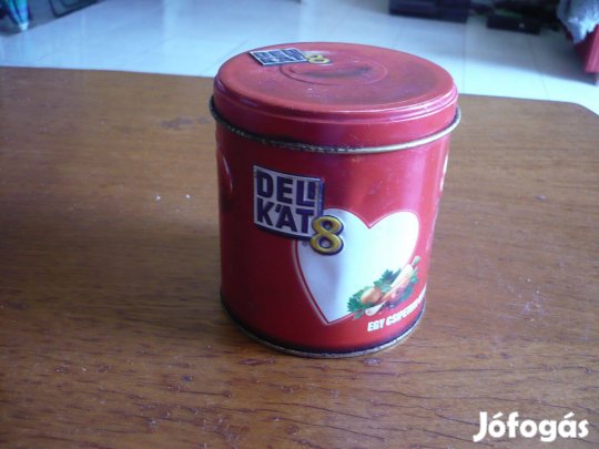 Régi Delikát 8 fémdoboz