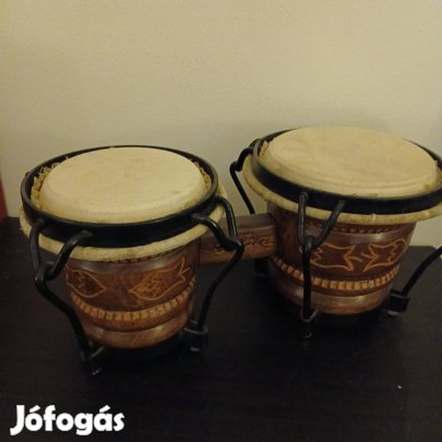Régi Dob, Kézműves Kubai Bongó Dob, Ütős Hangszer