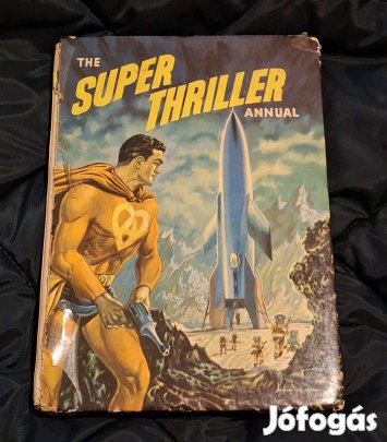 Régi Eredeti Sci-fi Képregény Könyv : The Super Thriller (1959)
