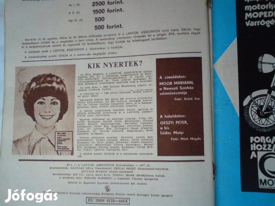 Régi Éva újság magazin1977. 2. szám
