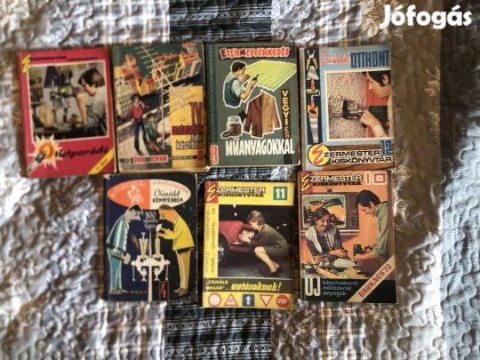 Régi Ezermester kézikönyvtár barkács könyv 1500 Ft /db