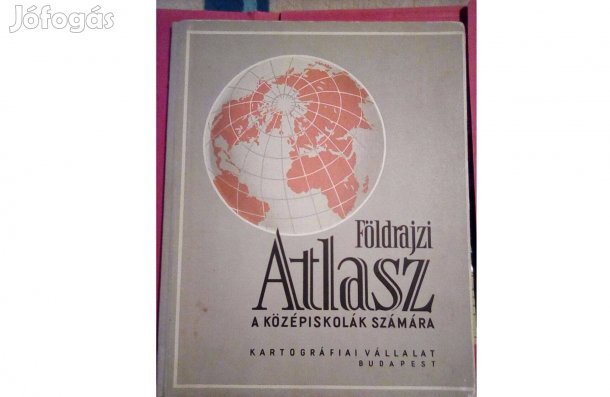 Régi Földrajzi Atlasz Középiskolák számára