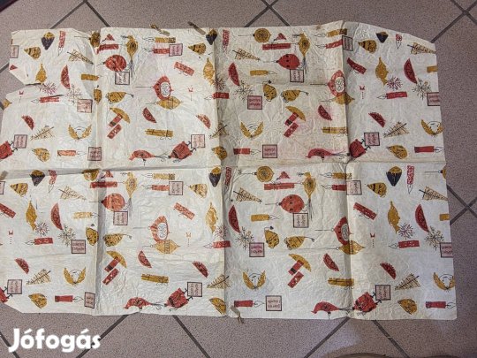 Régi Galeries Lafayette csomagolopapir 30 as évek