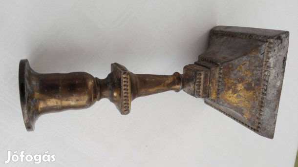 Régi Gyertyatartó / aranyozás erősen lekopva /Antik eredeti db