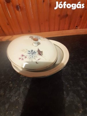 Régi Hollóházi porcelán nagyobb bonbonos apró hibával