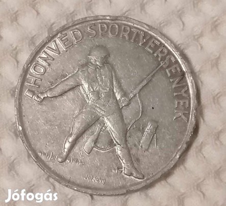Régi Honvéd Sportversenyek (Jákfalvy) Fém Érem / Plakett