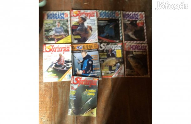 Régi Horgász újság 10 darabonként 2500 Ft