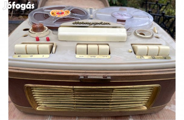 Régi Hornyphone Philips orsós szalagos magnó retro műszaki régiség