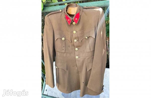 Régi Horthy-kori Magyar Királyi Honvédség hadnagyi katonai zubbony