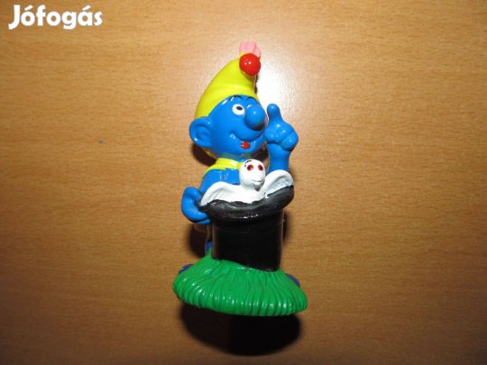 Régi Hupikék törpikék figura Candy Topper (1996, Peyo)