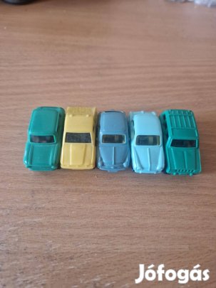 Régi Kinder lendkerekes kisautók 5db