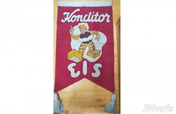 Régi Konditor süti bolt zászló