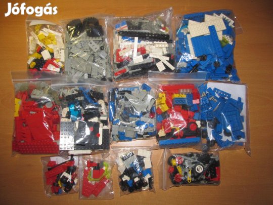 Régi Lego szettek alkatrész kupacai: Space, Technic, Town UBS, M:Tron