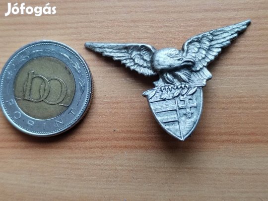Régi Magyar címeres Turulos jelvény
