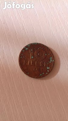 Régi Magyar réz 10 fillér 1946-ból