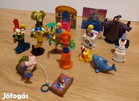 Régi Mcdonalds happy meal mese figurák, tárgyak