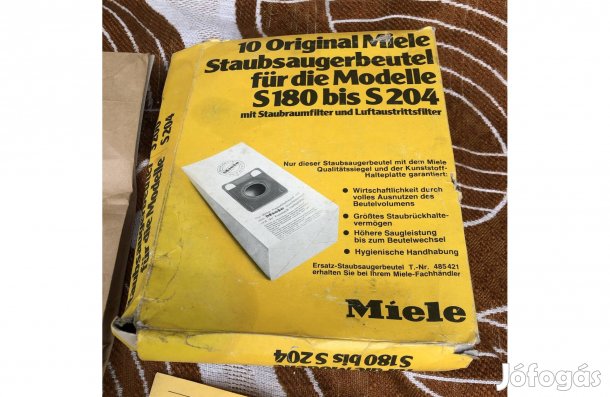 Régi Miele porszívó zsák 1500 Ft /db