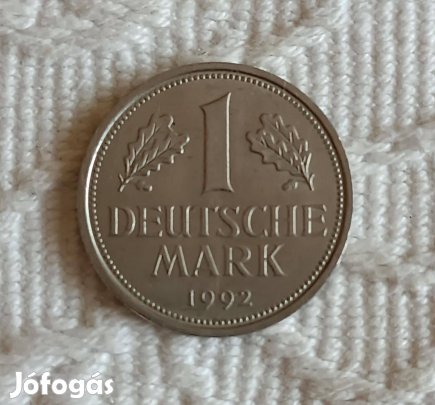 Régi Nyugat-Német / NSZK 1 Márka Érme / Fémpénz / Érem (1992)