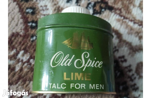 Régi OLD Spice Shulton hintőpor zöld, Made in India