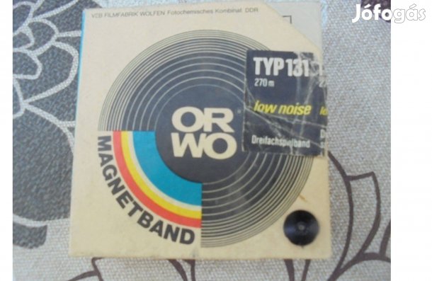 Régi ORWO Typ131 Orsos Magnetofon Szalag