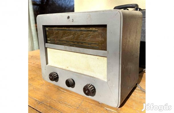 Régi Orion 115A néprádió házilag skálával ellátott retro műszaki