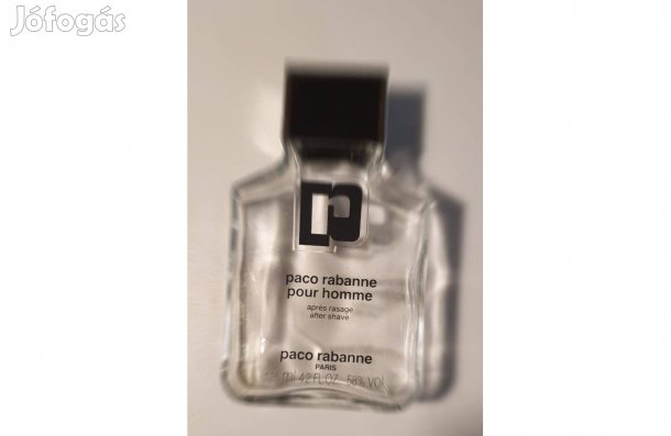 Régi Paco Rabanne 125 ml férfi after shave csak üveg