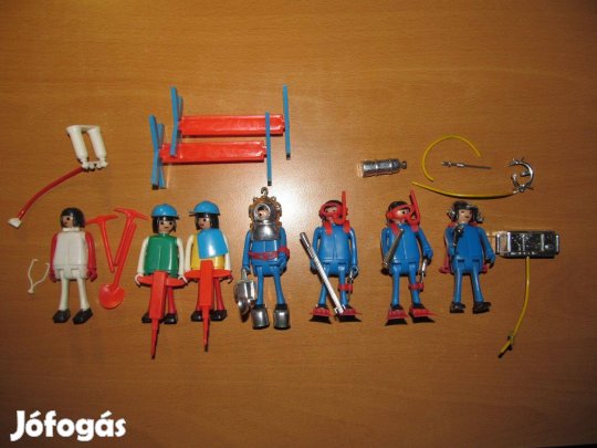 Régi Play Big öltöztetős figura kupac (Big, 1980) Nem playmobil