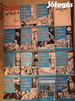 Régi Rádiótechnika évkönyvek eladók 