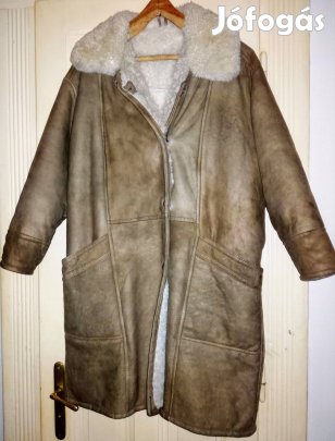 Régi Retro Jó Állapotú Női Bunda Velúr Hasított Téli Kabát