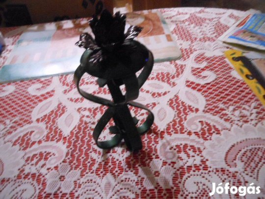 Régi Rózsaformájú kovácsoltvas dísztárgy