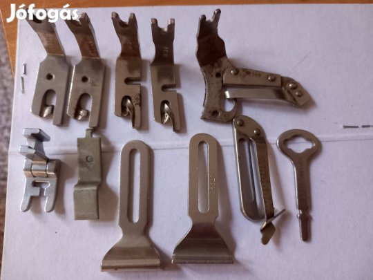 Régi Singer varrógéphez fém talpak orsók