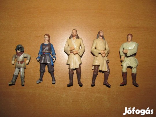 Régi Star Wars Episode I / Baljós Árnyak figura kupac (Hasbro, 1999)