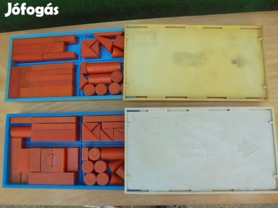 Régi Tanértes Iskolai Építő Doboz Technika 1-4. Osztály