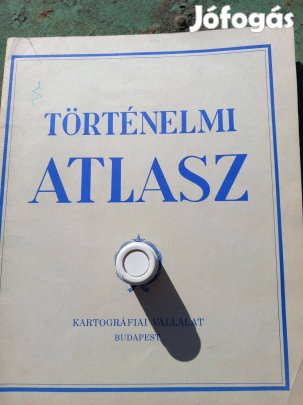 Régi Történelmi Atlasz 1960 a címer takarva