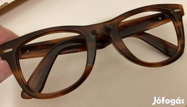 Régi USA ikonikus BL Ray Ban Wayfarer teknőc keret szemüveg L