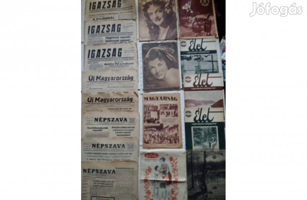 Régi Újságok 30-40-50 Évekből-4