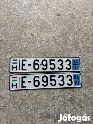 Regi Veteran Auto Rendszam Rendszamtabla