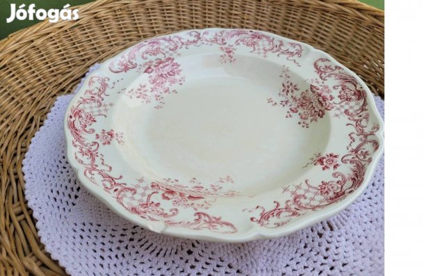 Régi Villeroy & Boch Valeria fajansz tányér