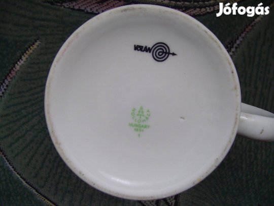 Régi Volános Porcelán Hollóházi korsó /jelzett db/