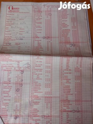 Régi Wartburg 353 biztosítási kárfelvevő és kifizetési irat 3db egybe