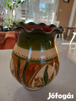 Régi Zilah-i kerámia váza hibátlan és jelzett