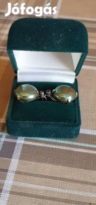 Régi Zsolnay Eozin köves Fülbevaló  16 ezer Ft 